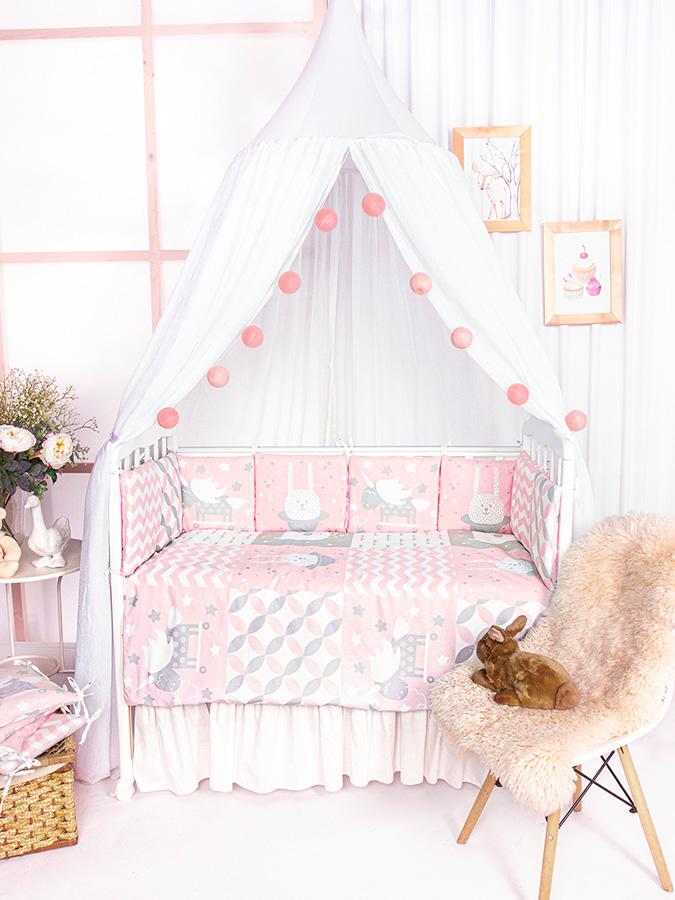 Комплект в кроватку  Baby Boo Pink, 1396