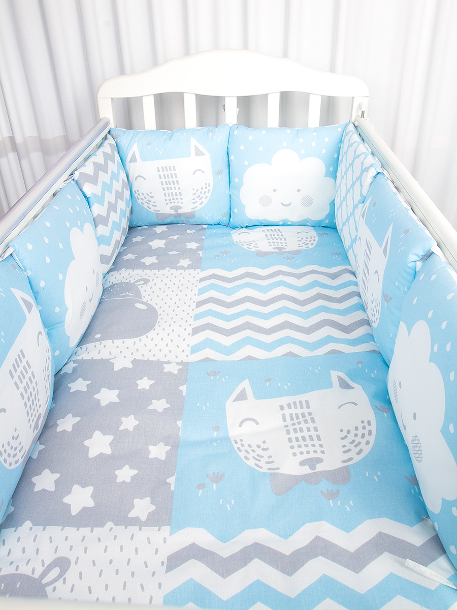 Комплект в кроватку Baby Boo Blue, 1392
