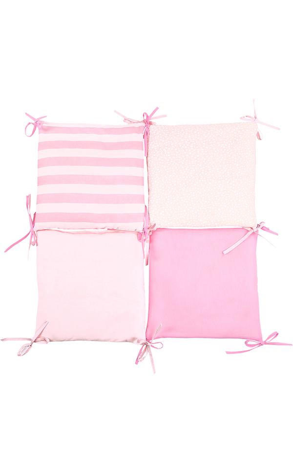 Комплект подушек Ассорти 4 штуки, розовые, 4066