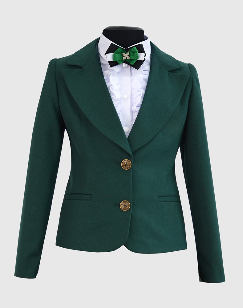 Пиджак зелёный, модель 9, 60099