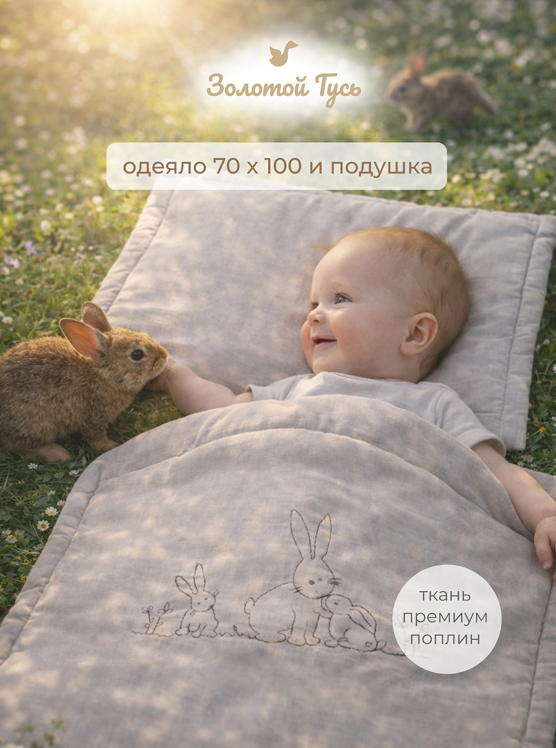 Одеяло+подушка "Семейка", 3031