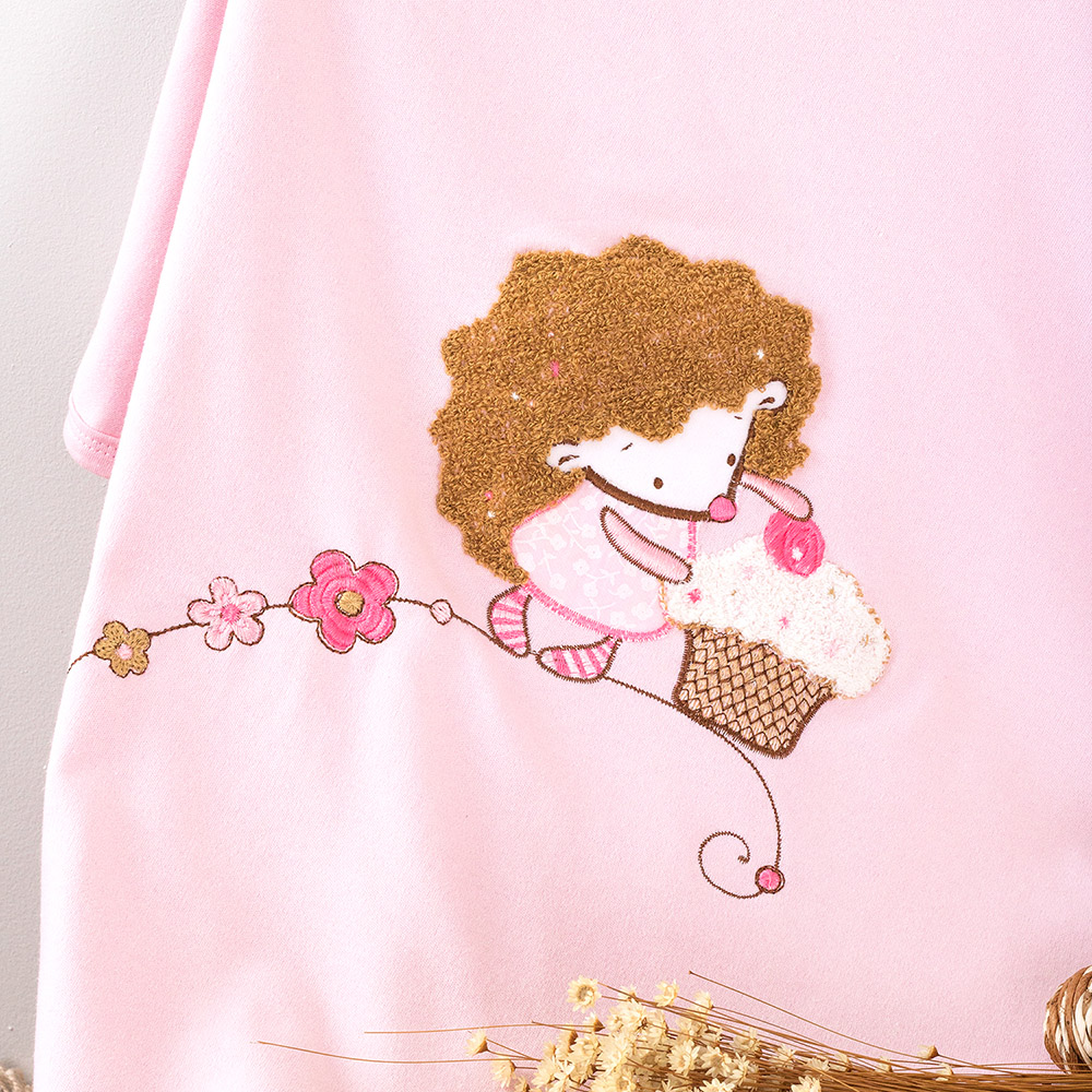 Плед трикотажный Ёжик Топа-Топ, розовый, 30056