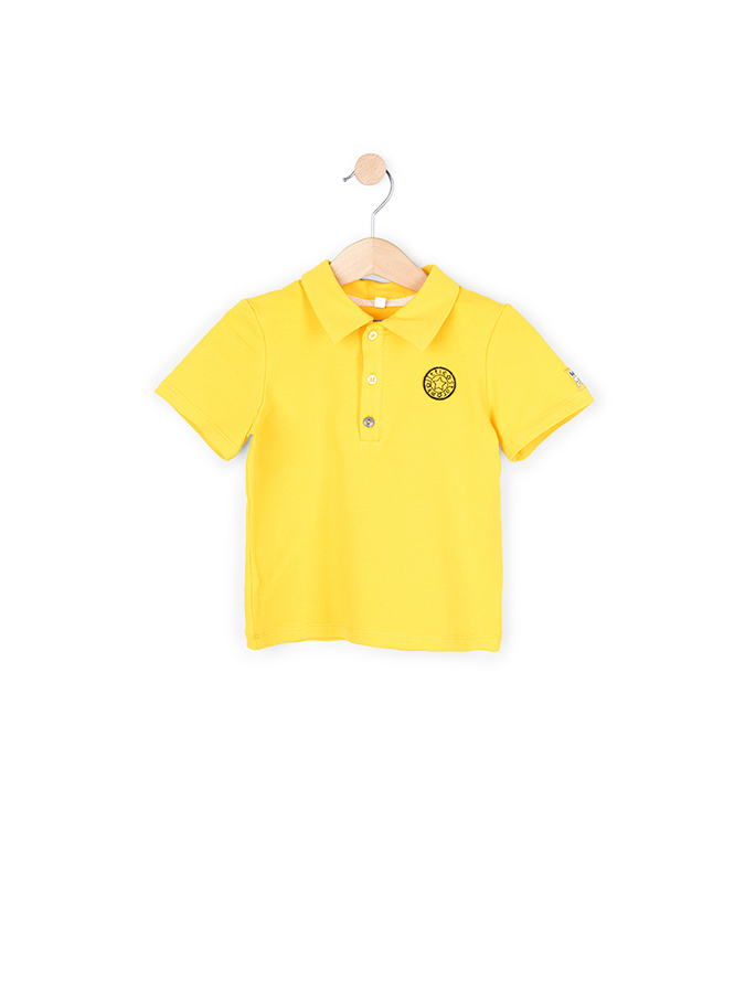 Рубашка-поло жёлтая, К862